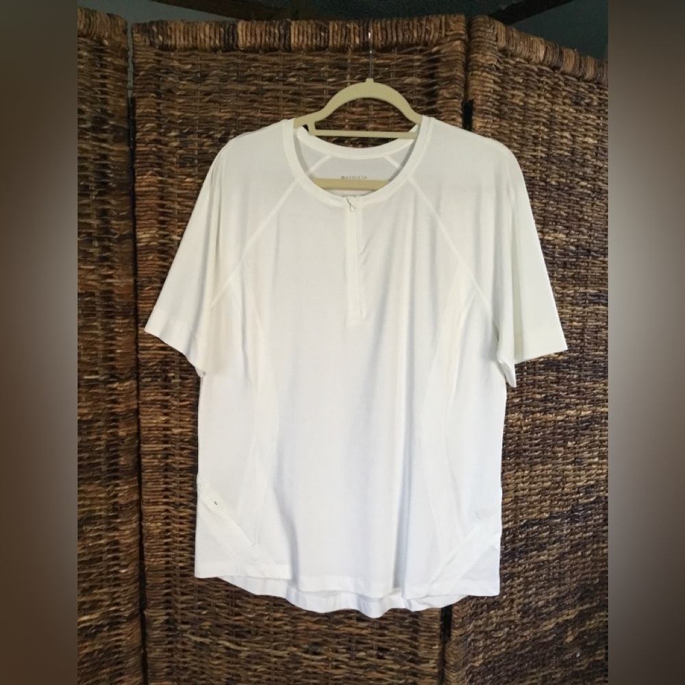 ATHLETA PACÍFICA WOMEN’S SHORT SLEEVE HALF ZIP CYCLING JERSEY UPF EXTRA LARGE